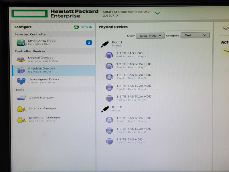 HP ProLiant DL580 Gen9 4U 4x Xeon E7-8860 v3  64 Cores 128GB DDR4 8x 1.2TB  _