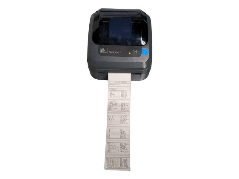 Zebra GK420d Direct Thermal Barcode Label Printer, TESTED