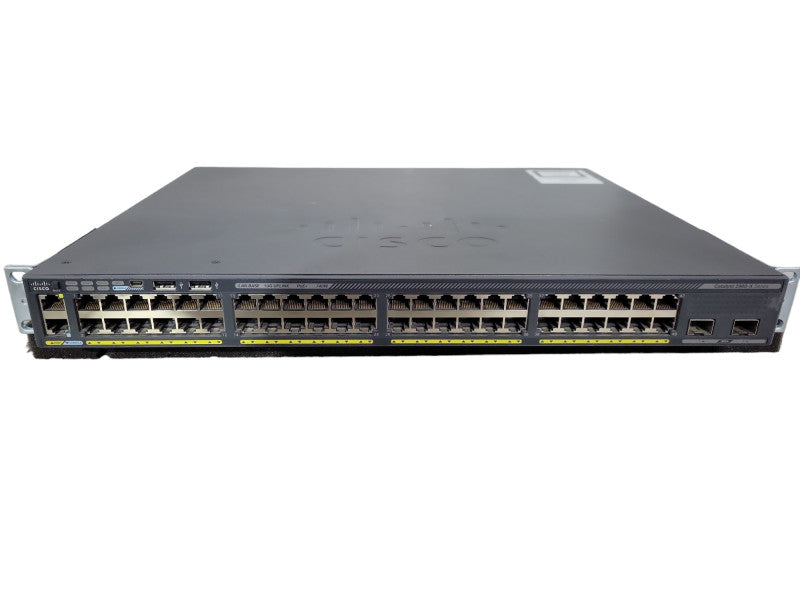 Cisco WS-C2960X-48FPD-L | 48 Port Gigabit PoE+ 740W 2x 10G SFP+ !