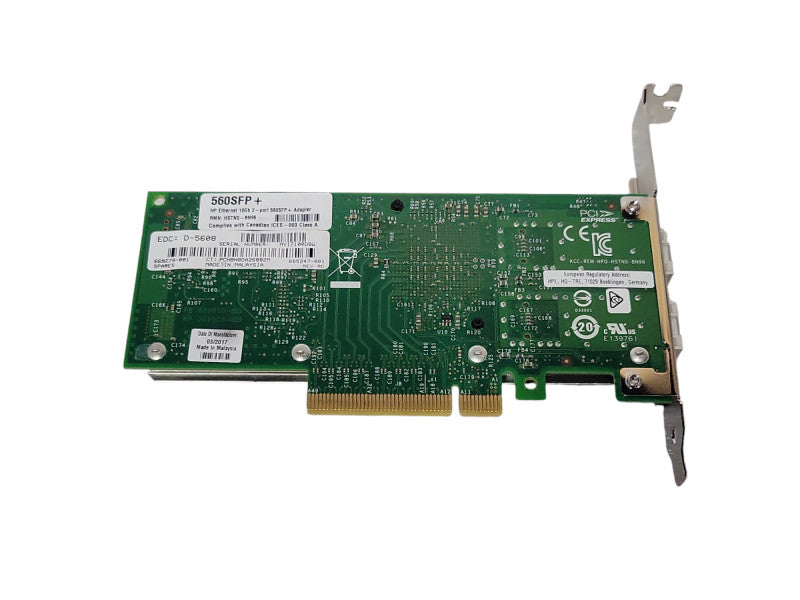 HP 560SFP+ Ethernet 10Gb 2-Port Adapter 665247-001, FH Bracket Q_