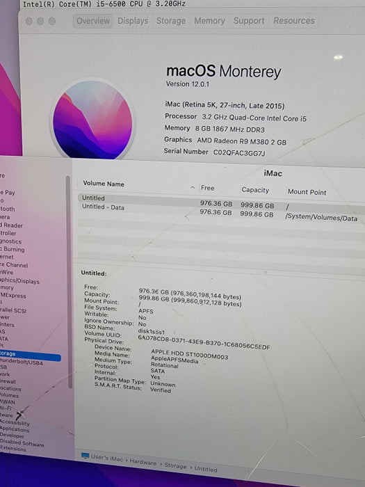 iMac 5K Retina 2015 27" | 4-Core i7-4790 @4GHz | 16GB RAM | 500GB SSD - READ