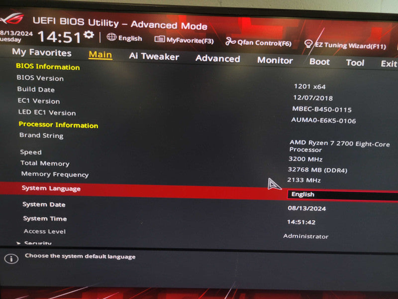 AMD Ryzen 7 2700 | ASUS STRIX B450-F GAMING | 32GB | 1x1TB, 1x500GB SSD %