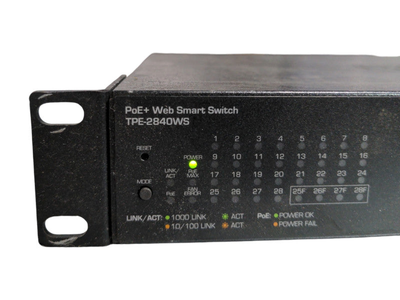 TrendNet TPE-2840WS/A 24 PoE+ Port 4x Shared Gigabit Port Smart Managed Switch
