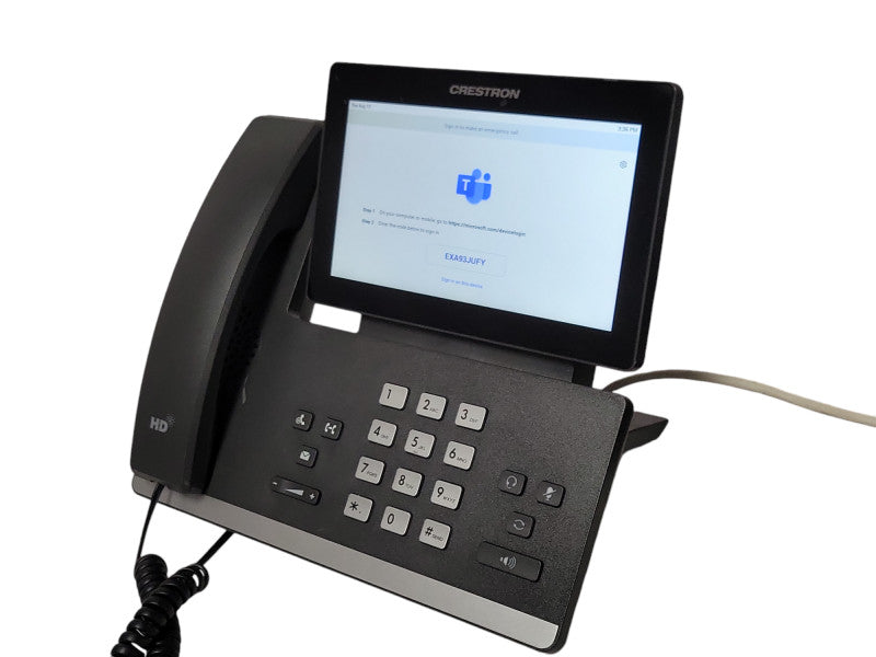Yealink Crestron UC Phone with stand and handset _