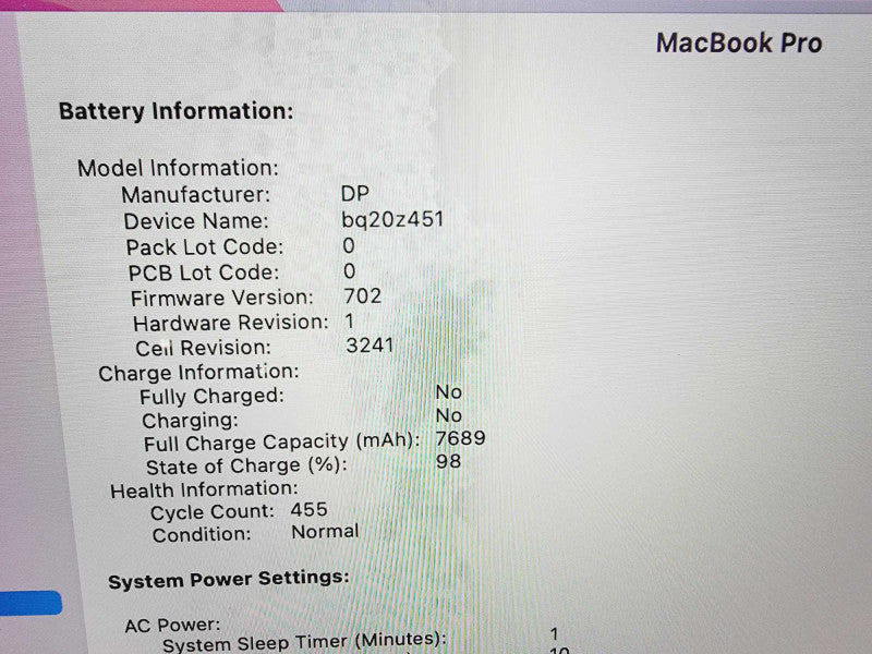 Apple Macbook Pro Retina 2015 15" 4-Core i7-4770HQ @ 2.2GHz 16GB DDR3 512GB SSD (*