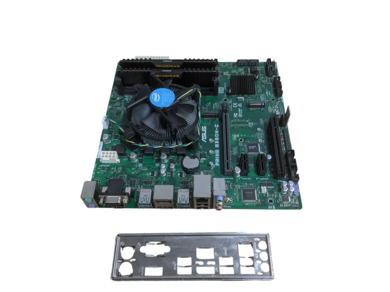 Intel Core i7-8700 | ASUS PRIME B360M-C | 2x M.2 | 16GB DDR4| I/O Plate Q