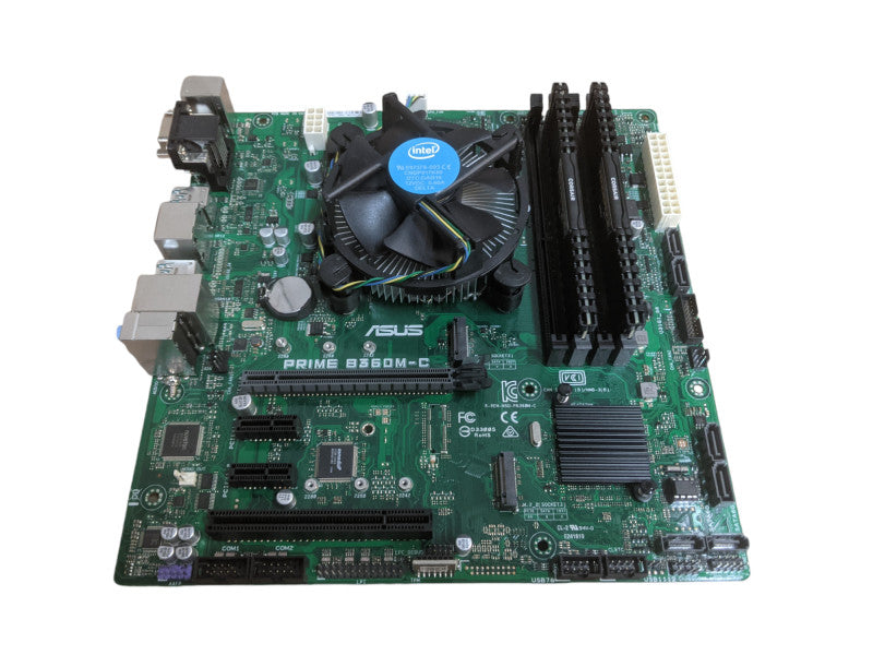 Intel Core i7-8700 | ASUS PRIME B360M-C | 2x M.2 | 16GB DDR4| I/O Plate Q