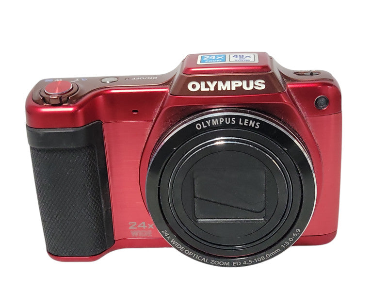 Olympus Stylus SZ-15 Digital Camera 16.0 MP 24x Zoom, READ _