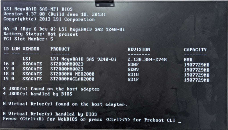 Lenovo TD340 Tower, Xeon E5-2440 v2 1.90GHz, 48GB DDR3, 4x 2TB SAS, 9240-8i