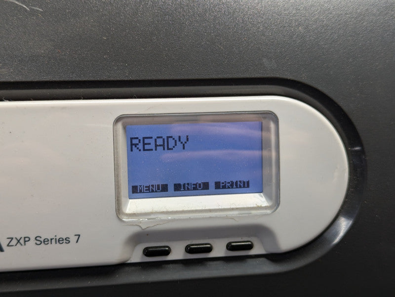 Zebra ZXP Series 7 ID Card Printer PLEASE READ  -
