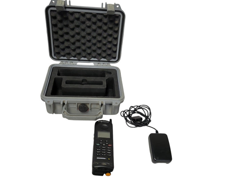 Globalstar Qualcomm GSP-1600 Tri-Mode Portable Satellite Phone w/Pelican Case _