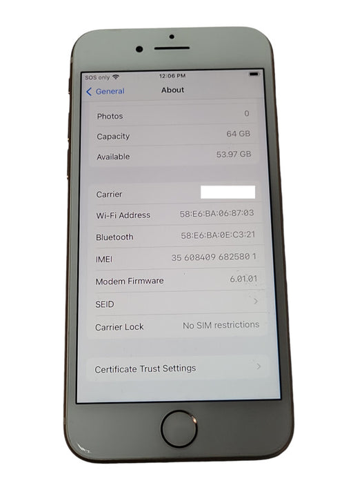 Apple iPhone 8 Plus 64GB UNLOCKED PHONE, READ _