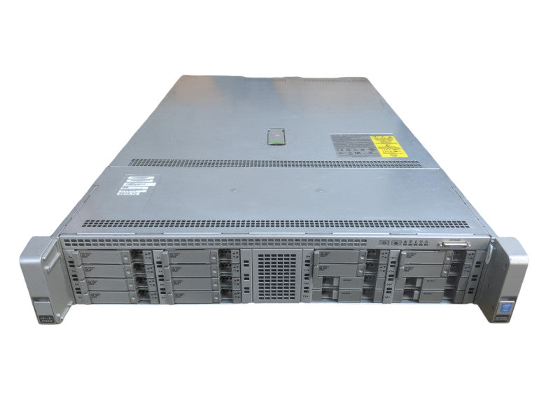 Cisco C240 M4S2 2U | Xeon E5-2680 v3 | 64GB DDR4 | No HDD | 12G SAS RAID