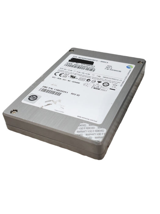 200GB Samsung SAS 2.5" SSD 6GBPS MZ6ER200HAFV-000G3 Q+