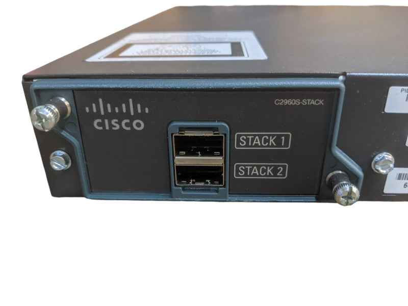 Cisco WS-C2960S-48FPS-L V04 | 48-Port PoE+ Managed Gigabit Switch w/ STACK