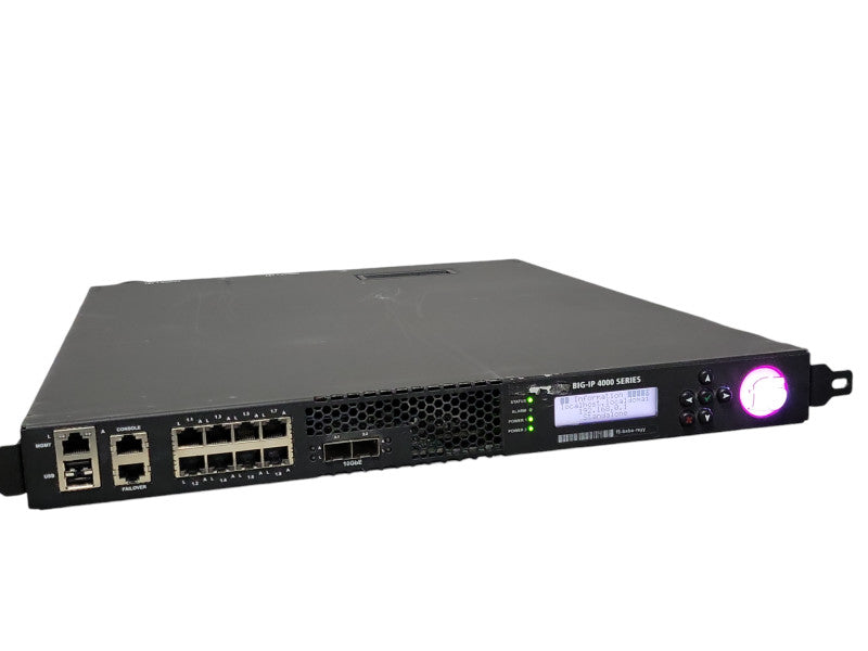 F5 BIG-IP 4000 NETWORK TRAFFICE MANAGER LOAD BALANCER 2x AC PSU, READ _