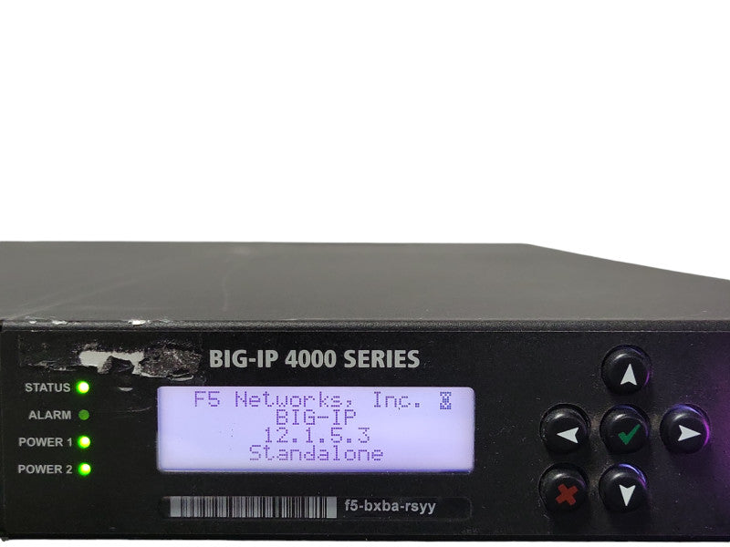 F5 BIG-IP 4000 NETWORK TRAFFICE MANAGER LOAD BALANCER 2x AC PSU, READ _