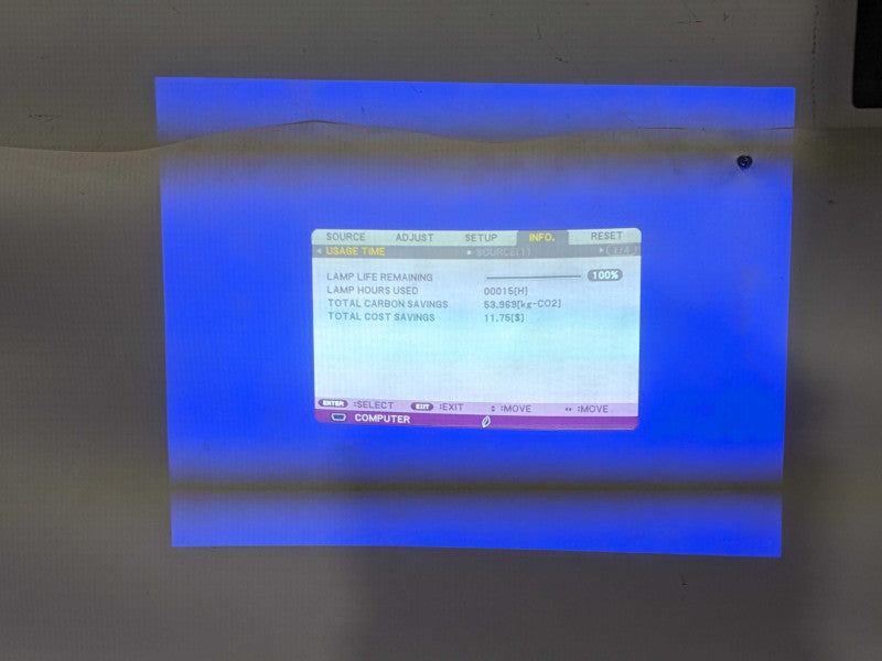 NEC NP-M282X XGA DLP 2800 ANSI Lumens Projector, Lamp Hour: 15Hrs
