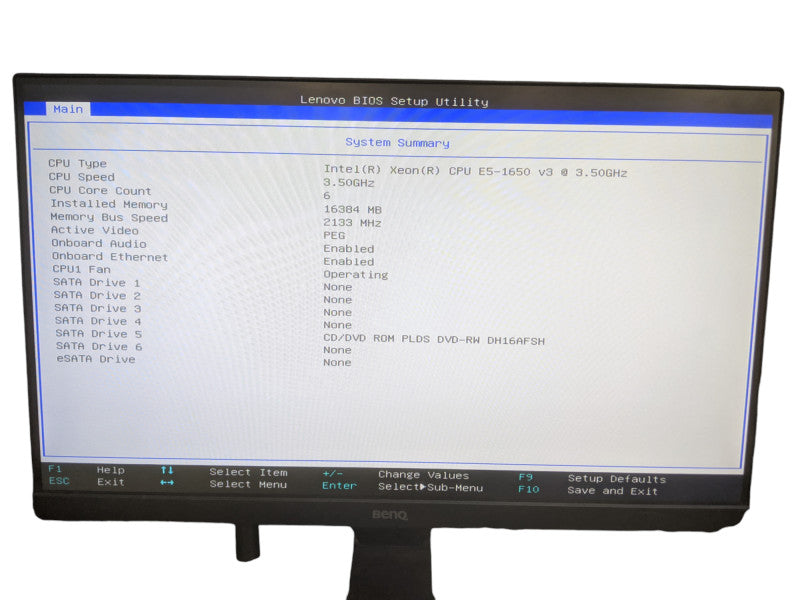 Lenovo ThinkStation P500 | Xeon E5-1650v3 | 16GB DDR4 | No HDD | Quadro K2000