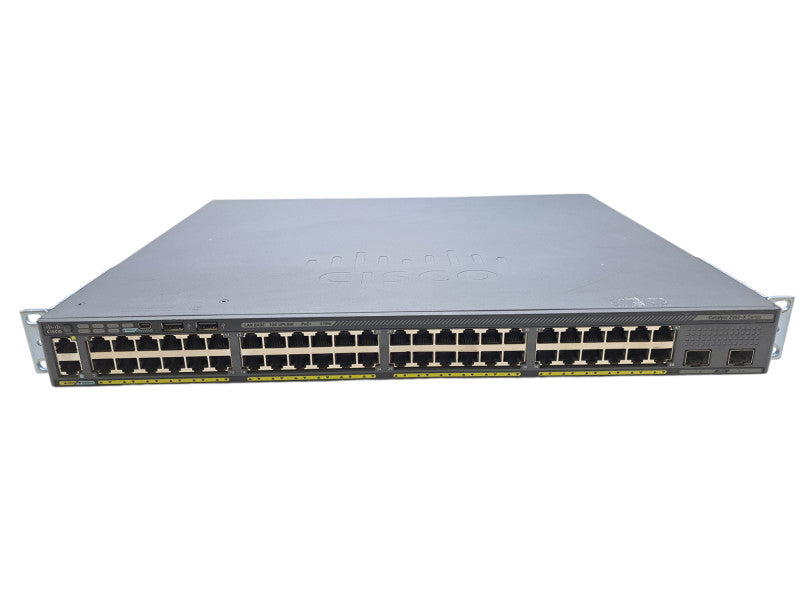 Cisco WS-C2960X-48LPD-L V06| 48-Port Gigabit PoE+ 370W Switch | 2x 10G SFP