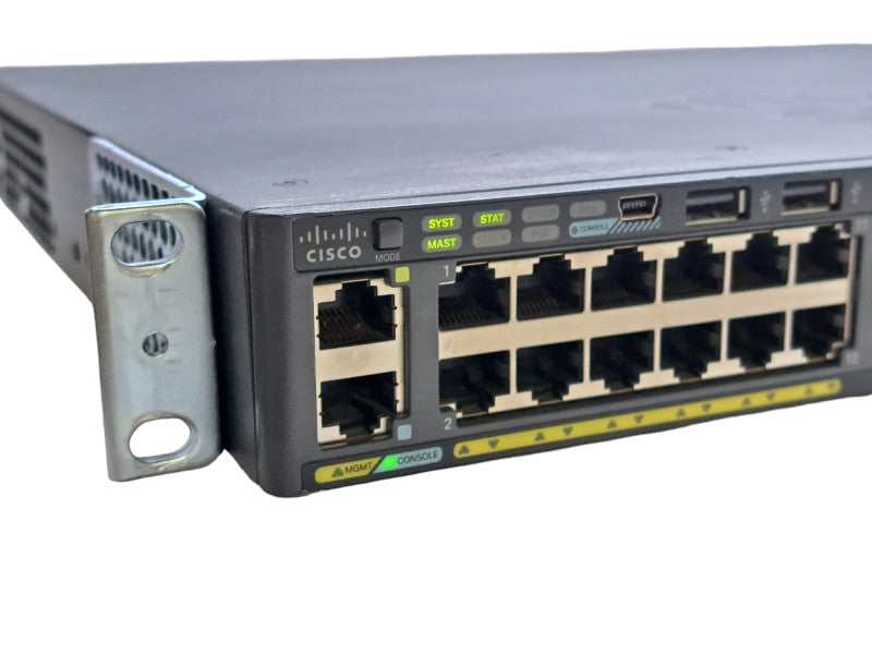 Cisco WS-C2960X-48LPD-L V06| 48-Port Gigabit PoE+ 370W Switch | 2x 10G SFP