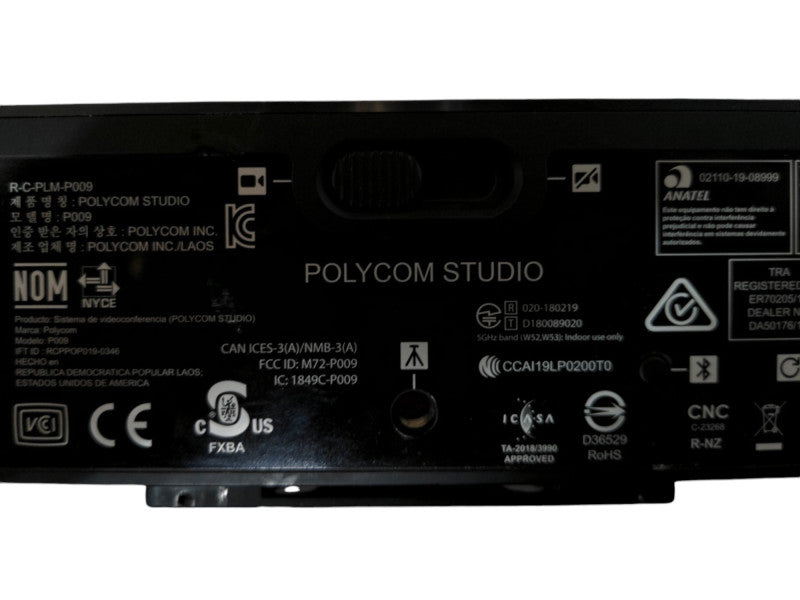 Polycom Studio P009 4K HD USB Video Conference Sound Bar, READ Q