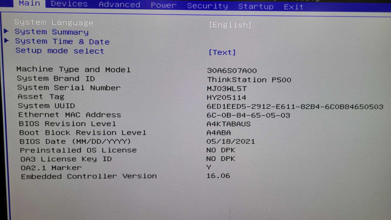 Lenovo ThinkStation P500 - Xeon E5-1650 V3 | 16GB RAM | NO HDD | QUADRO K2000 %