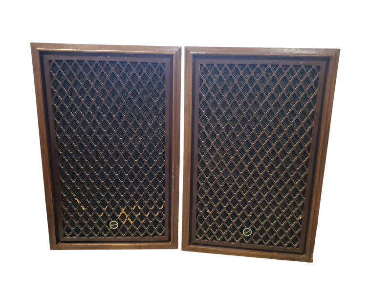 Pair of Vintage Sansui SP-50 Two Way Speakers 25watt Max