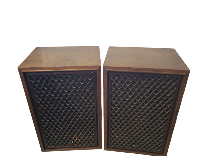 Pair of Vintage Sansui SP-50 Two Way Speakers 25watt Max