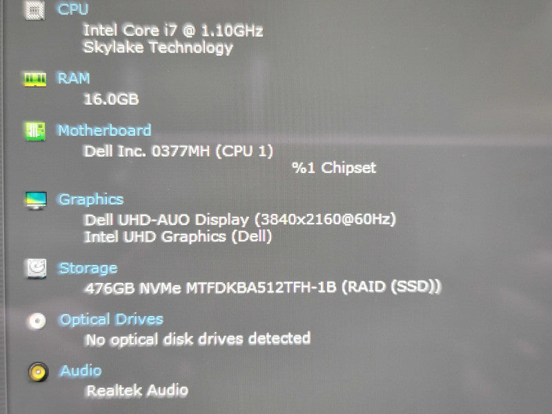 Dell XPS 13 7390| I7-10710U| 16GB RAM| 512GB SSD | 4K TOUCH  β Lap200