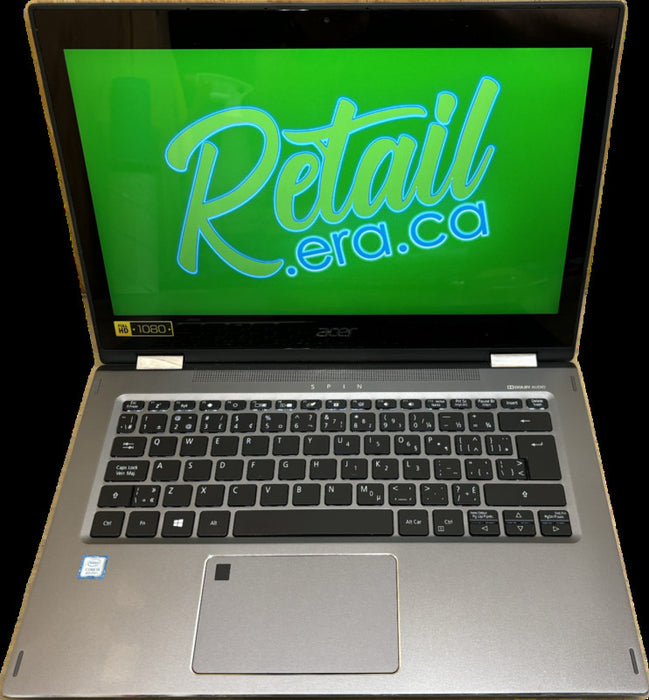 Acer Spin SP513-52N TOUCH Intel Core i5-8250U@1.6GHz 8GB RAM 256GB SSD READ! Q Lap200