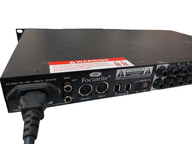 FocusRite Saffire Pro 40 Fire wire Audio Interface =