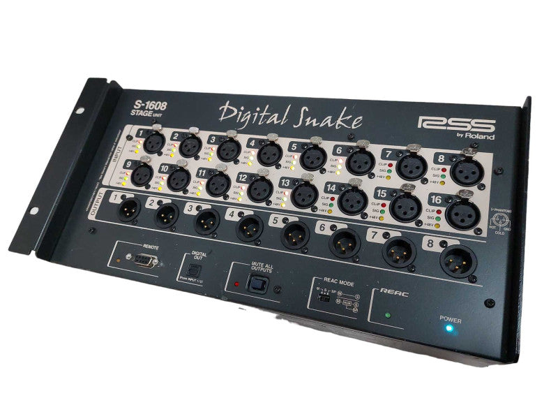 RSS by Roland Digital Snake 16x8 Model: S-1608 Stage Unit Made in Japan Q=