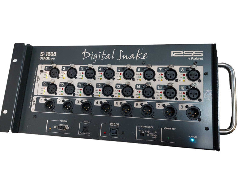 RSS by Roland Digital Snake 16x8 Model: S-1608 Stage Unit Made in Japan Q=