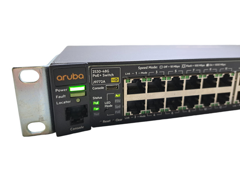 HP Aruba 2530-48G-PoE+ J9772A | 48-Port Gigabit PoE+ Switch w/ 4x 10G SFP+ Q