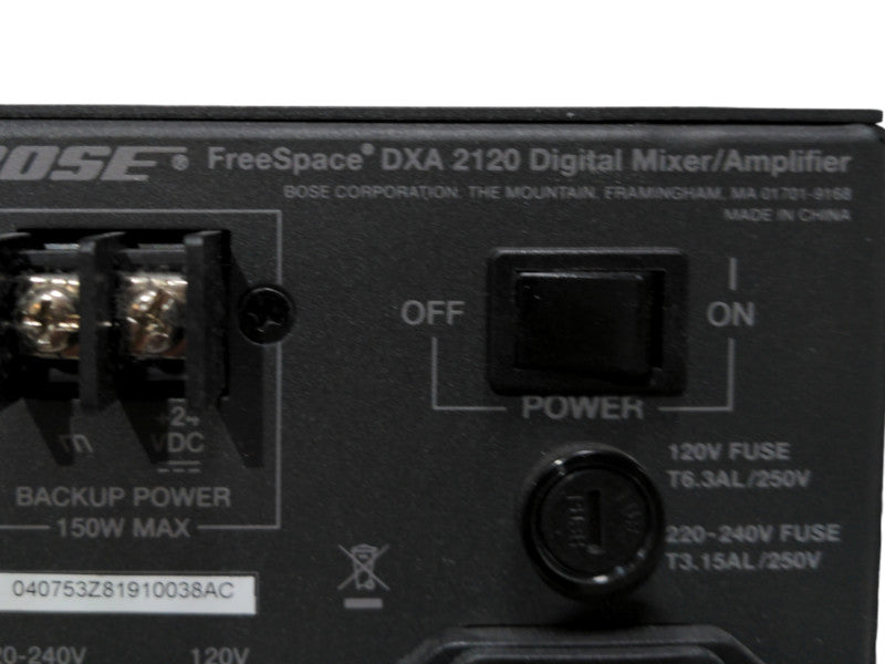 BOSE Professional FreeSpace DXA2120 Digital Mixer Amplifier