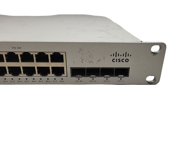 Cisco Meraki MS220-48LP 48-Port PoE+ Gigabit Cloud Managed Switch - Unclaimed $