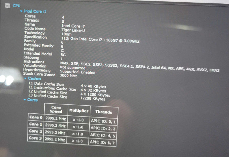 MS Surface Pro 8 1982 | 4-Core i7-1185G7 @ 3.0GHz | 16GB RAM 256GB SSD - READ !