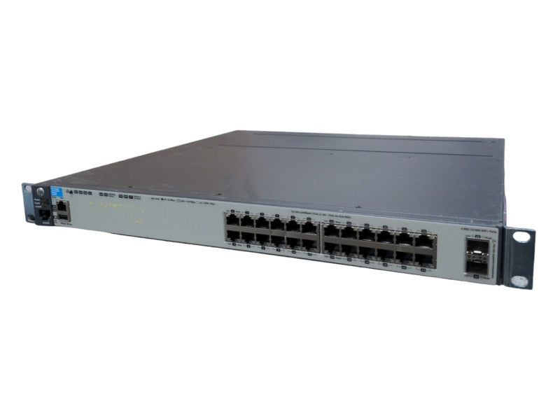 J9575A- HP E3800 24G-2SFP+ 24-Port Switch w/ J9577A 3800 4-Port Stacking Module