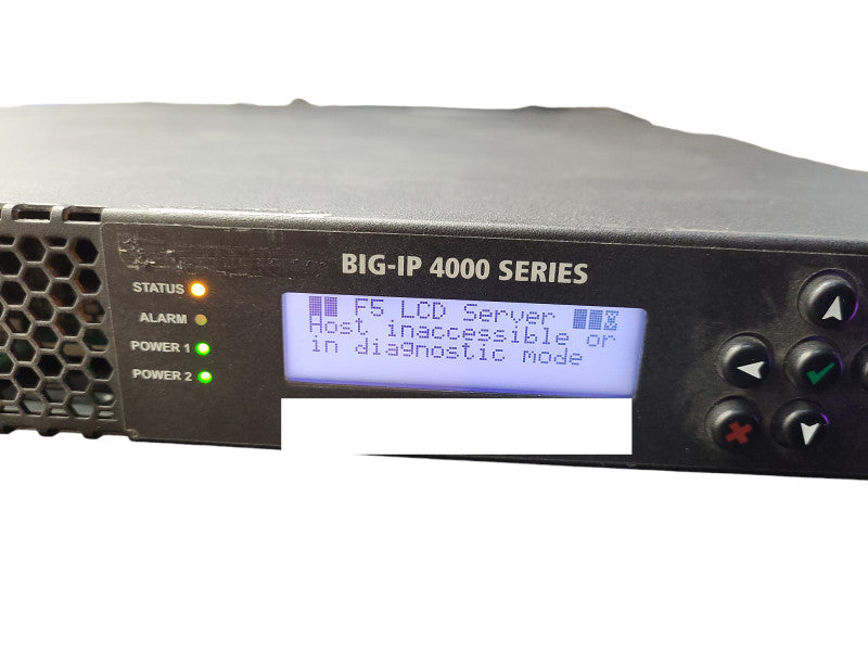 F5 BIG-IP 4000 NETWORK TRAFFICE MANAGER LOAD BALANCER 2x AC PSU, READ  $