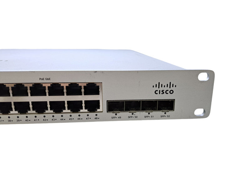 Cisco Meraki MS250-48FP | 48-Port Gigabit PoE+ Cloud Managed Switch | 4x SFP+