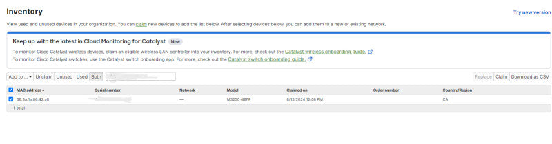 Cisco Meraki MS250-48FP | 48-Port Gigabit PoE+ Cloud Managed Switch | 4x SFP+
