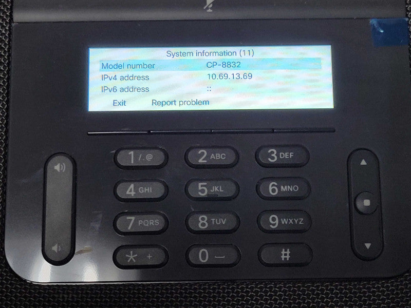 Cisco CP-8832-K9 IP Conference Phone ONLY, read Q_