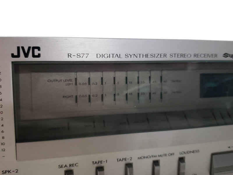 JVC R-S77 AM FM Digital Synthesizer  Stereo Receiver