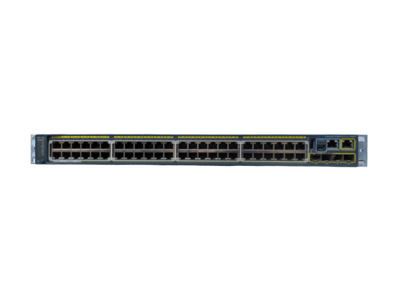 Cisco WS-C2960S-48FPS-L 48-Port Gigabit PoE w/ 4x SFP Network Switch