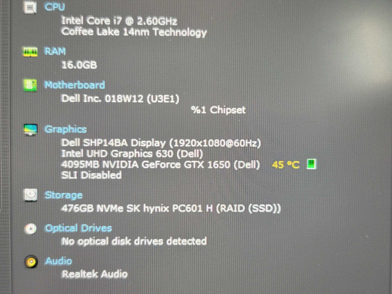 Dell XPS 15 7590 |i7-9750H| 16GB DDR4| GTX 1650| 512GB SSD β Lap200