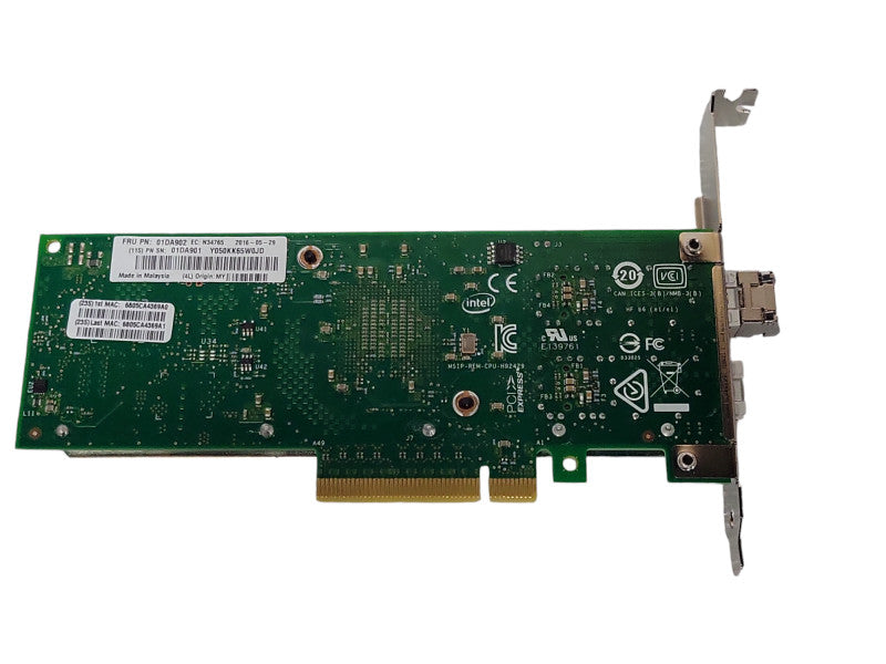 Lenovo 01DA902 Intel X710-DA2 2-Port 10GBE SFP+ Network Adapter, FH Bracket _
