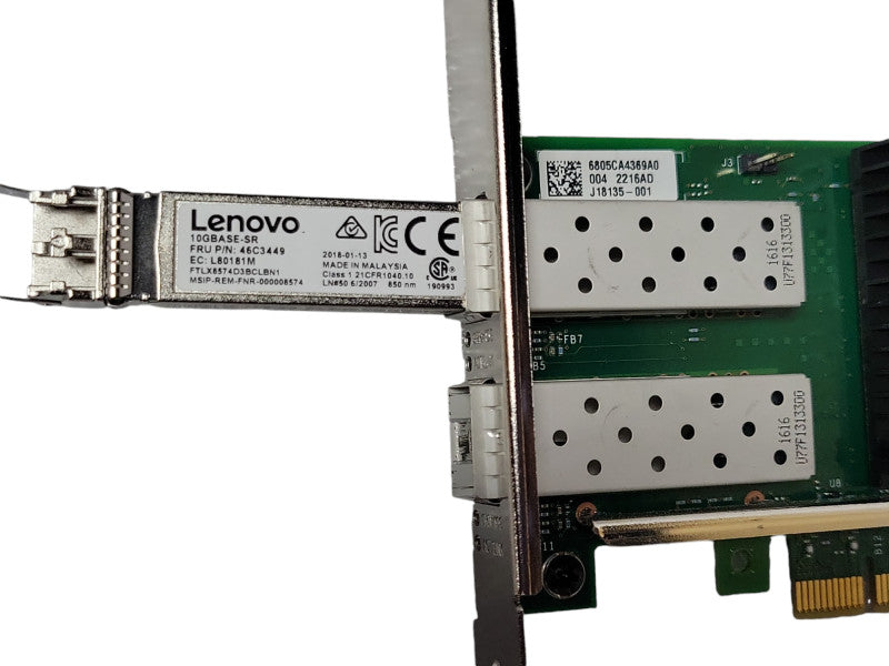 Lenovo 01DA902 Intel X710-DA2 2-Port 10GBE SFP+ Network Adapter, FH Bracket _
