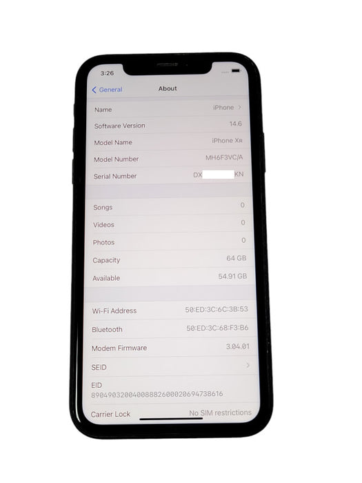 Apple iPhone XR 64GB UNLOCKED phone _