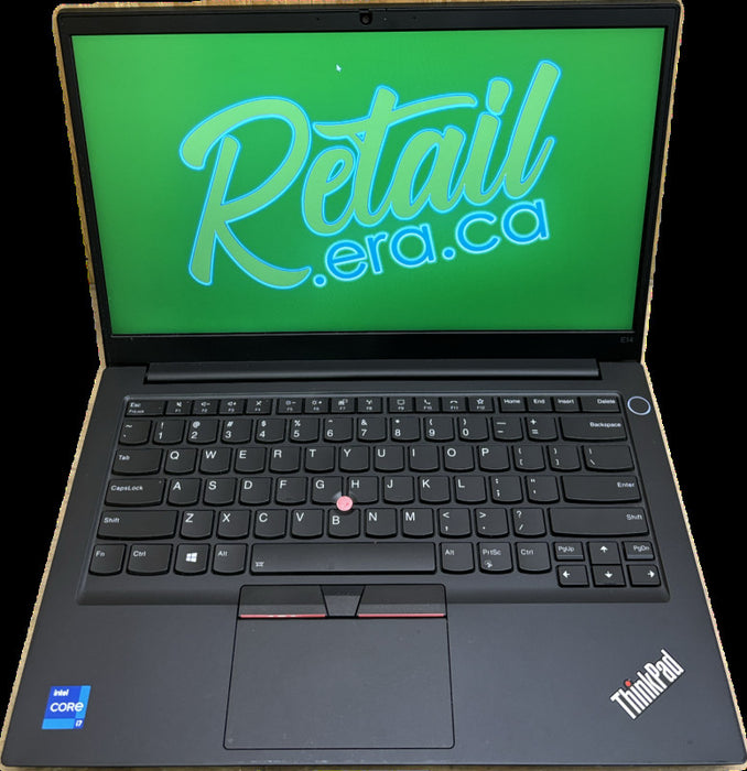 Lenovo ThinkPad E14 Intel Core i7-1165G7 16GB RAM 512GB SSD No Power Adapter!  Lap200